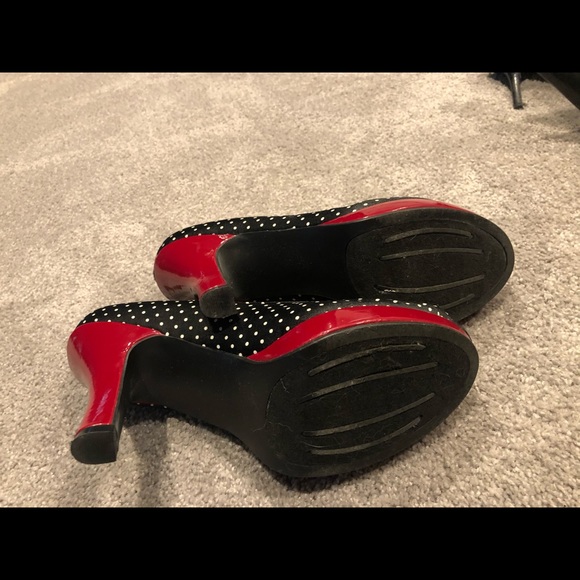 Polka dot heels size 8 by Madden Girl - Picture 5 of 5